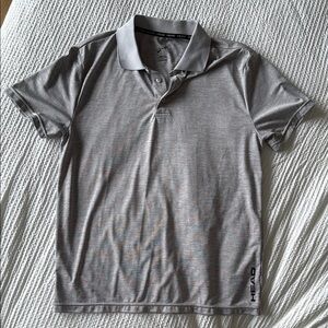 HEAD Men's Gray Polo Shirt